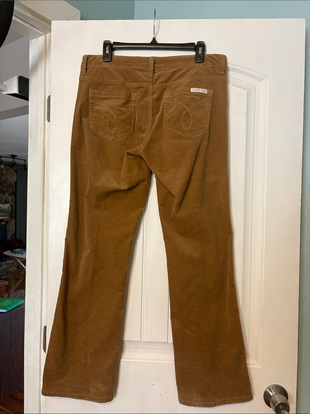 Women’s western vintage Calvin Klein bootleg Brown Corduroy Pants
